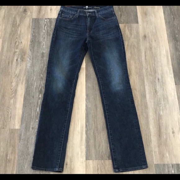 7 for all man kind denim slimmy jeans - Picture 3 of 7